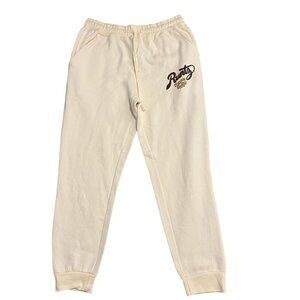 Runtz Men Cream Fleece Jogger Sweat Pants Size: XXL